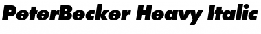 Download PeterBecker-Heavy Font Download PeterBecker-Heavy Font