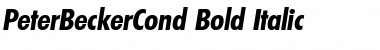 Download PeterBeckerCond Font Download PeterBeckerCond Font