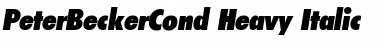 Download PeterBeckerCond-Heavy Font Download PeterBeckerCond-Heavy Font