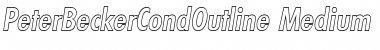 Download PeterBeckerCondOutline-Medium Font Download PeterBeckerCondOutline-Medium Font