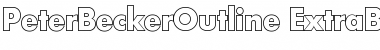 Download PeterBeckerOutline-ExtraBold Font Download PeterBeckerOutline-ExtraBold Font