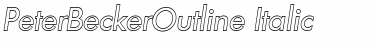 Download PeterBeckerOutline Font Download PeterBeckerOutline Font