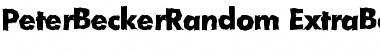 Download PeterBeckerRandom-ExtraBold Font Download PeterBeckerRandom-ExtraBold Font