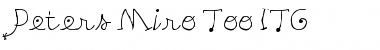 Download Peters Miro Too ITC Font Download Peters Miro Too ITC Font