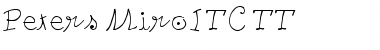 Download Peters MiroITC TT Font Download Peters MiroITC TT Font