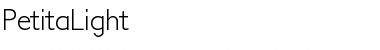Download PetitaLight Font Download PetitaLight Font