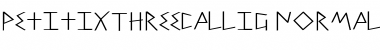 Download PetitixThreeCallig Font Download PetitixThreeCallig Font