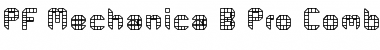 Download PF Mechanica B Pro Font Download PF Mechanica B Pro Font