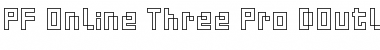 Download PF Online Three Pro Font Download PF Online Three Pro Font
