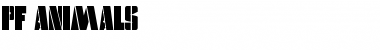 Download pf.animals Font Download pf.animals Font