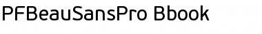 Download PF BeauSans Pro Font Download PF BeauSans Pro Font