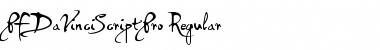 Download PF DaVinci Script Pro Font Download PF DaVinci Script Pro Font