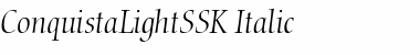 Download ConquistaLightSSK Font Download ConquistaLightSSK Font