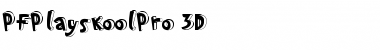 Download PF Playskool Pro 3D Font Download PF Playskool Pro 3D Font