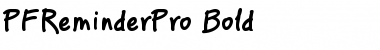 Download PF Reminder Pro Font Download PF Reminder Pro Font
