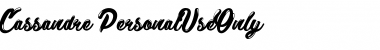 Download Cassandre_PersonalUseOnly Font Download Cassandre_PersonalUseOnly Font