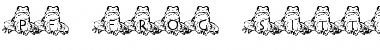 Download pf_frog_sitting Font Download pf_frog_sitting Font