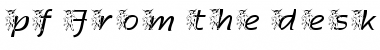 Download pf_From the desk of Hasan Font Download pf_From the desk of Hasan Font