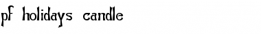 Download pf_holidays_candle Font Download pf_holidays_candle Font