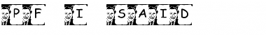 Download pf_I said Font Download pf_I said Font