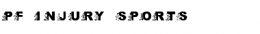 Download pf_injury_sports Font Download pf_injury_sports Font