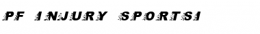 Download pf_injury_sportsi Font Download pf_injury_sportsi Font