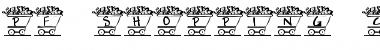 Download pf_shopping_cart Font Download pf_shopping_cart Font