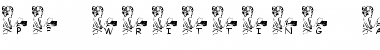Download pf_writting a letter Font Download pf_writting a letter Font