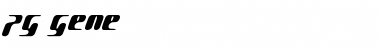 Download pg GENE Font Download pg GENE Font