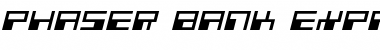 Download Phaser Bank Expanded Italic Font Download Phaser Bank Expanded Italic Font