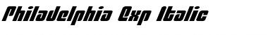 Download Philadelphia Exp Italic Font Download Philadelphia Exp Italic Font