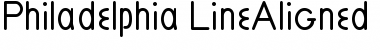 Download Philadelphia LineAligned Font Download Philadelphia LineAligned Font