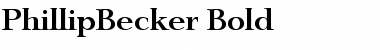 Download PhillipBecker Font Download PhillipBecker Font