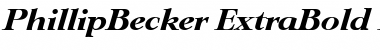 Download PhillipBecker-ExtraBold Font Download PhillipBecker-ExtraBold Font