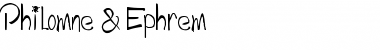 Download Philom讥 & Ephrem Font Download Philom讥 & Ephrem Font