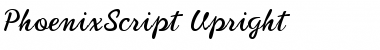 Download PhoenixScript Upright Font Download PhoenixScript Upright Font