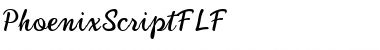 Download PhoenixScriptFLF Font Download PhoenixScriptFLF Font