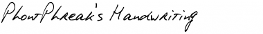 Download PhontPhreak's Handwriting Font Download PhontPhreak's Handwriting Font