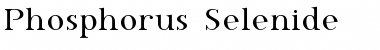 Download Phosphorus Selenide Font Download Phosphorus Selenide Font