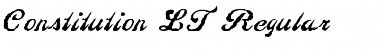 Download Constitution LT Font Download Constitution LT Font