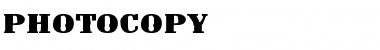Download Photocopy Font Download Photocopy Font