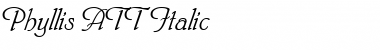 Download Phyllis ATT Font Download Phyllis ATT Font