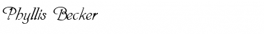 Download Phyllis Becker Font Download Phyllis Becker Font