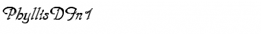 Download PhyllisDIn1 Font Download PhyllisDIn1 Font