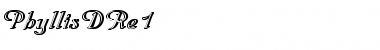 Download PhyllisDRe1 Font Download PhyllisDRe1 Font