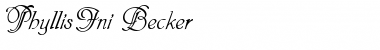 Download PhyllisIni Becker Font Download PhyllisIni Becker Font