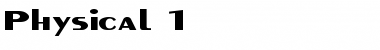 Download Physical 1 Font Download Physical 1 Font