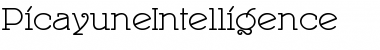 Download PicayuneIntelligence Font Download PicayuneIntelligence Font