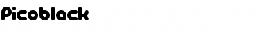 Download PicoBlack Font Download PicoBlack Font