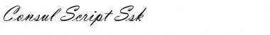 Download Consul Script Ssk Font Download Consul Script Ssk Font